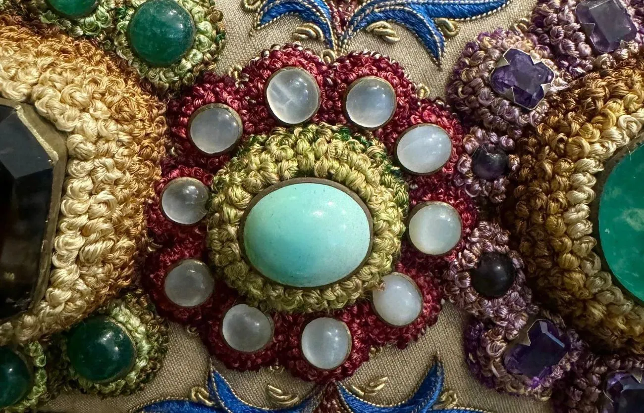 Rosette, macro detail of The Vase by Sheikh Shams Uddin